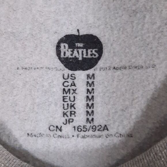Forever 21 The Beatles Graphic Sweatshirt Size Medium Crew Neck Cotton Blend - Picture 10 of 14